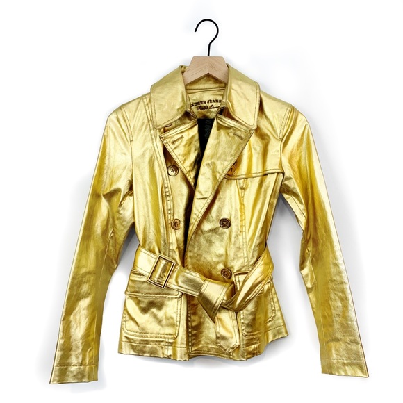 Ralph Lauren Jackets & Blazers - Ralph Lauren gold Coated trench coat jacket